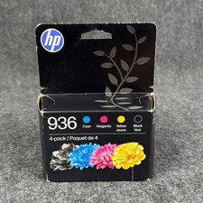 Genuine HP 936 Black & Color Ink Cartridges New in Retail Box 6C3Z5LN 4/2028 New picture