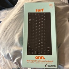 New Onn Rechargeable Bluetooth Wireless Keyboard, Apple & Android Tablets Phones picture