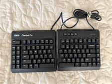 Kinesis Freestyle Pro Split Red Quiet Ergonomic Keyboard USB Wired KB900 - Black picture