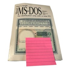 Microsoft MS-DOS 6.22 Operating System 3.5