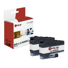 2Pk LTS LC406XL Black HY Compatible for Brother MFC-J4335 J4345 Ink Cartridge picture