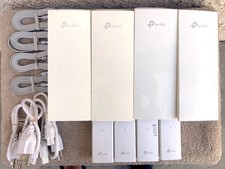 Lpt of  (4) TP-Link CPE210 N300 2.4GHz Outdoor Long Range Wireless Bridge picture