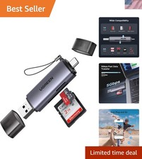Lightweight 2-in-1 USB Card Reader for SD & Micro SD – Perfect for Travelers picture