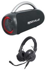 Audio-Technica BPHS2CA Broadcast Stereo Headset w/ Condenser Mic+Party Speaker picture