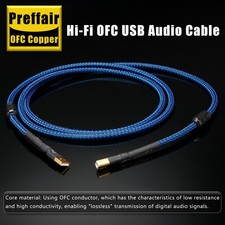 Hi-Fi OFC USB Audio Cable Gold Plated USB Cable Audio Sound Card DAC Decoder picture