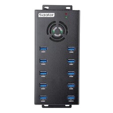 Powered USB Hub 3.0, Sipolar 10-Port with 12V 10A 10 port usb3.0 120W picture