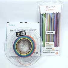 SUNLU+MIKA3D PLA Rainbow 1.75mm 3D Printer Filament Spool +/-0.02mm Highly Fluid picture