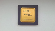 IBM 6x86 P150+ 6x86-2V2120GB 6x86 rare round lid vintage CPU GOLD picture