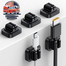 Paquete De 5 Clips De Sujeción De Cables Con Resorte Para La Gestión De Cables picture