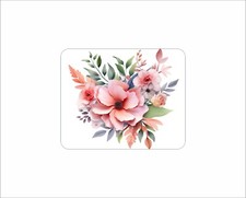 Floral Flower Mouse Pad Bouquet Bunches Watercolor Soft Colors A Ladys Favorite picture