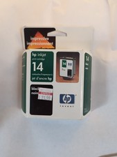 HP 14 Ink Cartridge Expired 2004 New Sealed Black  picture
