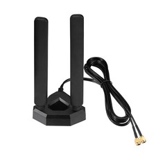 Eightwood WiFi 6E Tri-Band Antenna 6GHz 5GHz 2.4GHz Gaming WiFi Antenna Magnetic picture