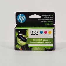 HP 933 Tri-Color Ink Cartridges - Cyan Magenta Yellow (Choose EXP) picture