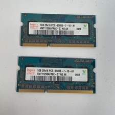 Hynix 2GB 2x1GB DDR3-1066 PC3-8500S SO-DIMM Laptop RAM HMT112S6AFR6C-G7 Kit picture