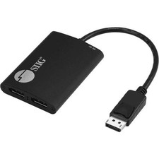 SIIG 4K 1x2 DisplayPort 1.2 to DisplayPort MST Splitter (cedp0h11s1) picture