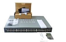 New Open Box Cisco SG250-50P-K9 V03 50-Port Gigabit PoE+ Smart Managed Switch  picture