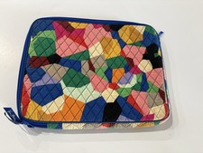 Vera Bradley Quilted Padded Laptop Sleeve Case 14x11