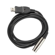 New 3M USB Male to XLR Female Microphone Link Cable, USB Microphone Link Cable picture