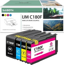 for Ricoh IJM C180F Ink Cartridge 408517 408518 408519 408520 Replacement 4 Pack picture