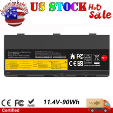 90Wh 77+ 00NY493 00NY492 NEW Laptop Battery For LENOVO Thinkpad P50 P51 P52 picture