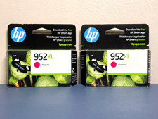 2PK Genuine HP 952XL Magenta Ink L0S64AN NEW SEALED Warranty 09/2025 OEM picture