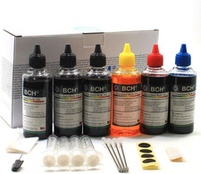 BCH Standard Printer Refill Ink Kit – 600Ml Bulk Dye Ink (3X Black, Cyan, Magent picture