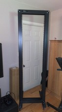 StarTech.com 42U 2 Post Open Frame Server/Audio Rack with Casters picture