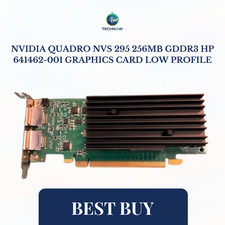 Nvidia Quadro NVS 295 256MB GDDR3 HP 641462-001 Graphics Card Low Profile picture