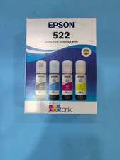 Epson T522 Black/Cyan/Magenta/Yellow Refill Ink Bottle Kit picture
