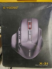 E-YOOSO X-31 Wireless Gaming Mouse 2.4GHz Ergonomic Adjustable DPI Black picture