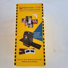 Wolverine Data F2D F2D200 Slide & Film Scanner No Software Needed New In Box picture