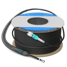 500Ft (150 Meters) Fiber Lc to Lc Outdoor Armored Fiber Optic Internet Cable picture