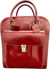 McKlein La Grange Leather Vertical Wheeled Ladies Laptop Briefcase picture