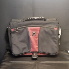Swissgear By Wenger Black & Red Laptop Messenger Bag With Multiple Compartments picture