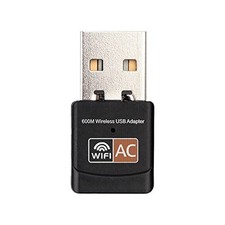 600Mbps USB WiFi Adapter for PC, AC600M USB WiFi Dongle 802.11ac Wireless Net... picture