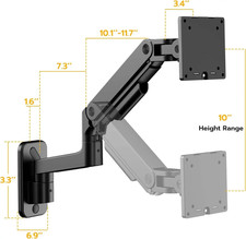 Ares Wing Counterbalance Ultrawide Monitor Arm 17–49