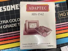 Brand new factory sealed Adaptec AHA-1542 AHA-1542cp adapter & software vintage picture