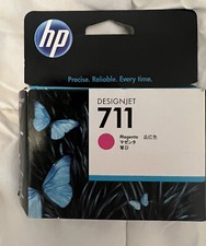 NEW SEAL GENUINE HP 711 Magenta Ink Cartridge (CZ131A) 2019 T120 T520  picture