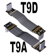 ADT-Link Usb3.2 Flat Soft Extension Cable C Male Type-c Thin Short ADT Gen2x2 picture
