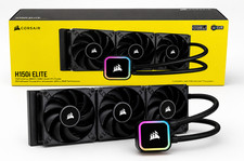 Corsair H150i ELITE 360mm RGB AIO CPU Liquid Cooler CW-9060060-WW [Open Box] picture
