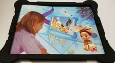 Generic Rubber Kids IPad Tablet Cover - 9x10 - Black & Red picture