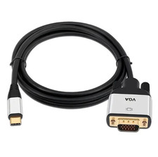 High-Quality USB TypeC To VGA Cable for Reliable Video Connections and Streaming picture