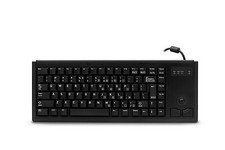 CHERRY ELECTRICAL G84-4420LPBEU-2 83 Key UltraSlim Keyboard w/Trackball picture