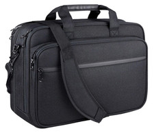 Maletín portátil premium 17.3″ expandible impermeable con bolsillos RFID picture
