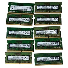 LOT of 10 Mixed Brand Samsung SK Hynix 4GB 3200MHz SO-DIMM RAM Memory picture