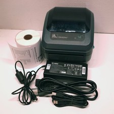 Zebra GK420D Thermal Label Printer w USB/Ethernet with Labels & Cables picture