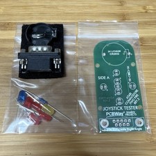 DIY KIT 9PIN JOYSTICK TESTER for COMMODORE and ATARI with TWO FIRE BUTTONS picture