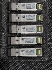 Lot of 5 Cisco SFP-10G-SR-S 10GBASE-SR SFP+ 850nm LC Transceivers New Open Box picture