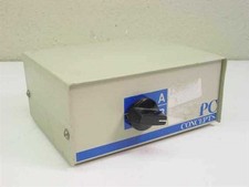 PC Concepts 2-Way AB Data Switch DB25 25-Pin Serial Parallel Printer Switch Box picture