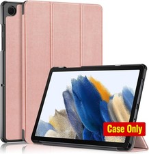 Case for Samsung Tab A9+ 11 inch, Stylish Rose Gold Folio Cover Design picture